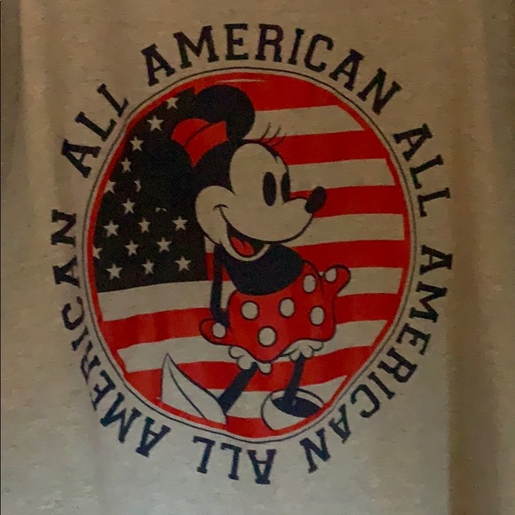 Disney Minnie Mouse S-Sleeve T Shirt 4XL Gray - Picture 2 of 7